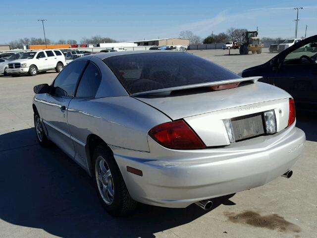 1G2JB12F337244215 - 2003 PONTIAC SUNFIRE SILVER photo 3