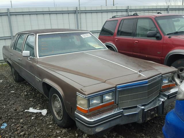 1G6AD6981D9238223 - 1983 CADILLAC DEVILLE BROWN photo 1