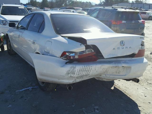 19UUA566X3A002152 - 2003 ACURA 3.2TL WHITE photo 3