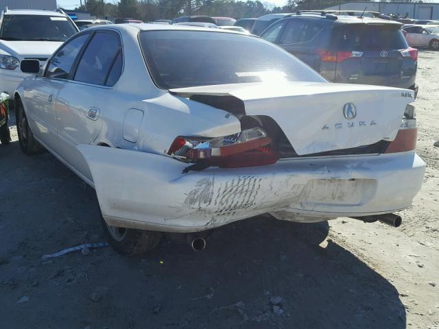 19UUA566X3A002152 - 2003 ACURA 3.2TL WHITE photo 9