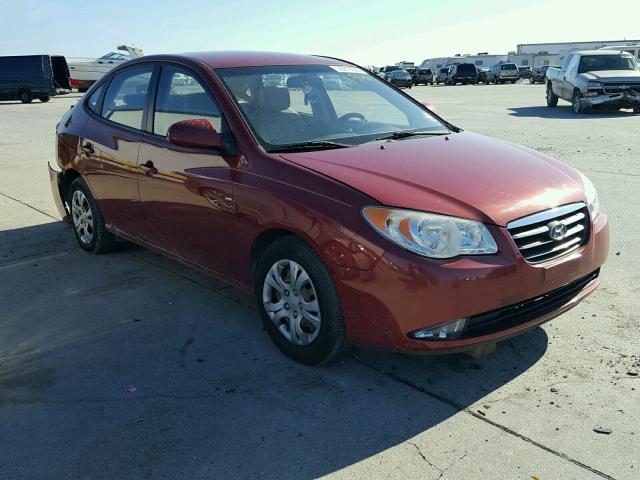 KMHDU46D79U746759 - 2009 HYUNDAI ELANTRA GL MAROON photo 1