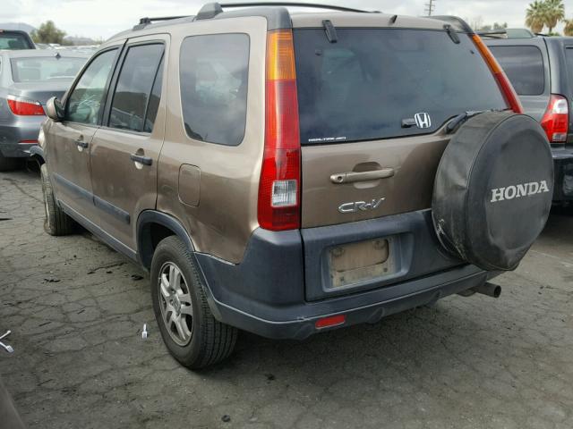 SHSRD78842U003382 - 2002 HONDA CR-V EX BROWN photo 3