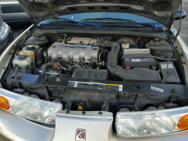 1G8ZH52832Z177747 - 2002 SATURN SL1 GRAY photo 7