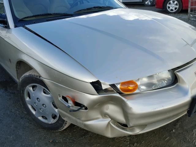 1G8ZH52832Z177747 - 2002 SATURN SL1 GRAY photo 9