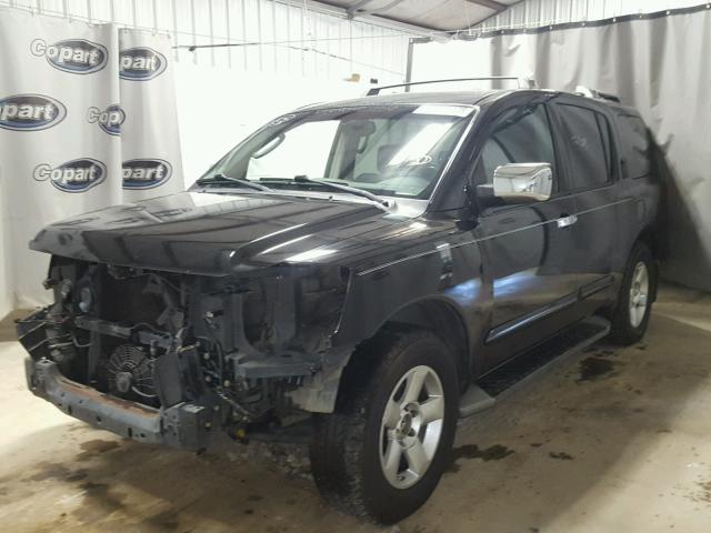 5N1AA08A64N713634 - 2004 NISSAN ARMADA SE BLACK photo 2