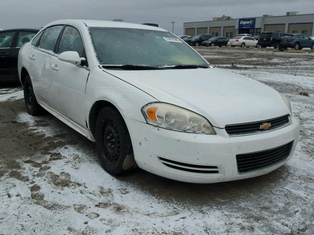 2G1WA5EK8A1166280 - 2010 CHEVROLET IMPALA LS WHITE photo 1