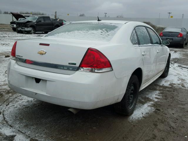 2G1WA5EK8A1166280 - 2010 CHEVROLET IMPALA LS WHITE photo 4