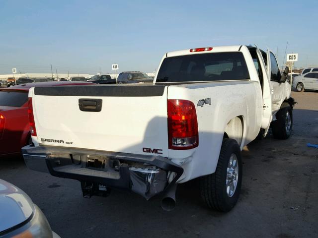 1GT424C87DF120353 - 2013 GMC SIERRA K35 WHITE photo 4