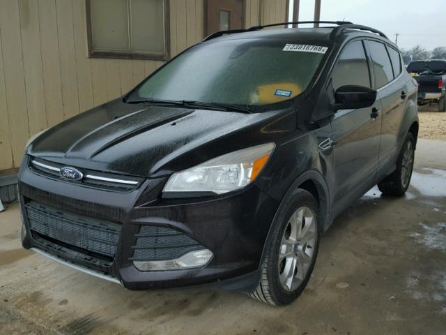 1FMCU0GXXDUC02925 - 2013 FORD ESCAPE SE BLACK photo 2