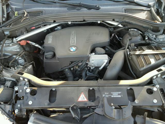 5UXWX9C53E0D21461 - 2014 BMW X3 XDRIVE2 CHARCOAL photo 7