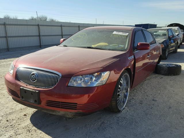 1G4HD57278U134015 - 2008 BUICK LUCERNE CX MAROON photo 2