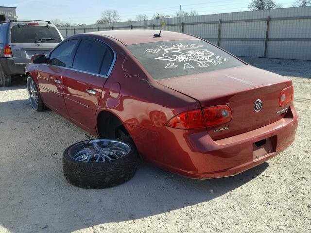 1G4HD57278U134015 - 2008 BUICK LUCERNE CX MAROON photo 3