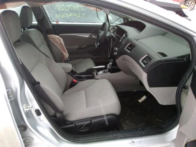 2HGFB2F59FH004962 - 2015 HONDA CIVIC LX SILVER photo 5