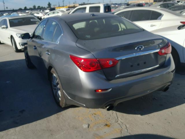 JN1EV7AP2HM741673 - 2017 INFINITI Q50 PREMIU CHARCOAL photo 3