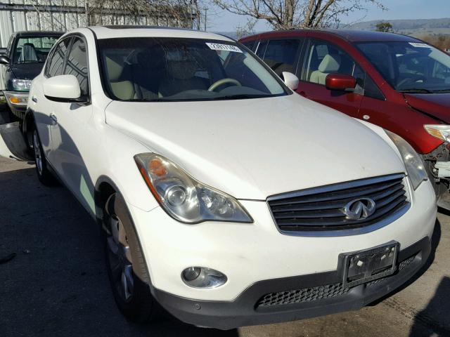 JNKAJ09F78M353024 - 2008 INFINITI EX35 BASE WHITE photo 1