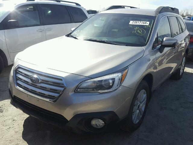 4S4BSAFC3H3334135 - 2017 SUBARU OUTBACK 2. SILVER photo 2