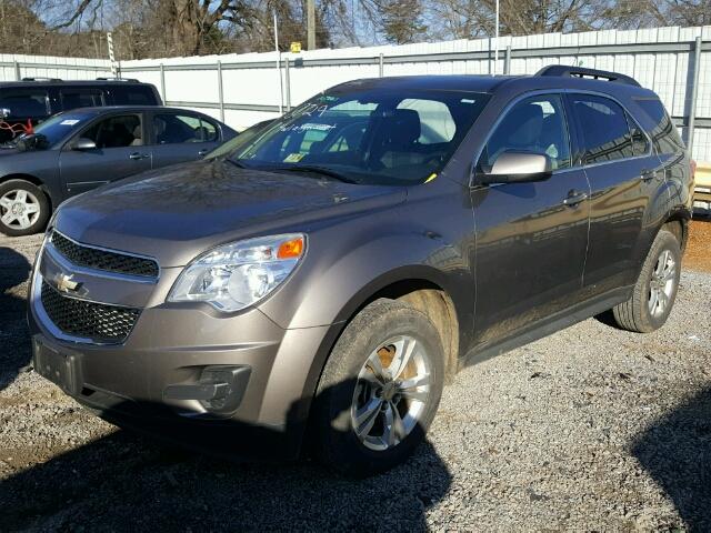 2CNALDEC3B6362044 - 2011 CHEVROLET EQUINOX LT BROWN photo 2