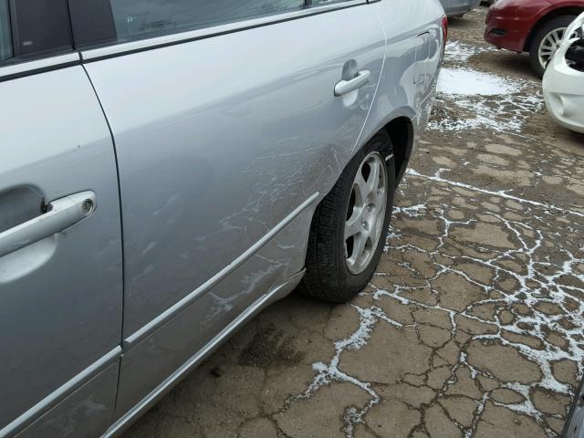 KMHEU46C86A105709 - 2006 HYUNDAI SONATA GLS SILVER photo 9