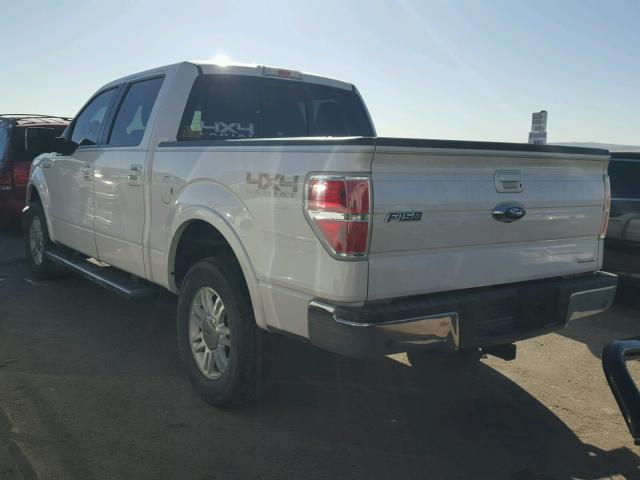 1FTFW1EF3BFA42545 - 2011 FORD F150 SUPER WHITE photo 3