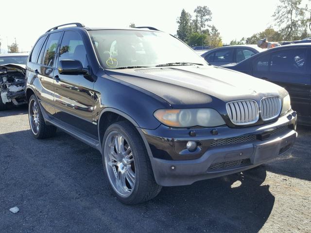 5UXFB53535LV12591 - 2005 BMW X5 4.4I BLACK photo 1