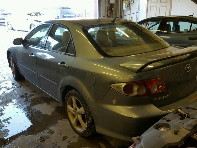 1YVHP80D855M22280 - 2005 MAZDA 6 S GRAY photo 3