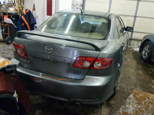 1YVHP80D855M22280 - 2005 MAZDA 6 S GRAY photo 4