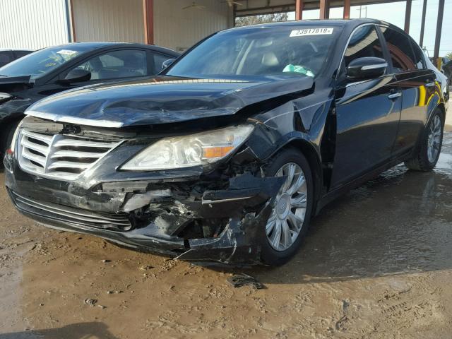 KMHGC46E09U062581 - 2009 HYUNDAI GENESIS 3. BLACK photo 2