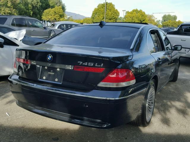 WBAGN63473DR19389 - 2003 BMW 745 LI BLACK photo 4