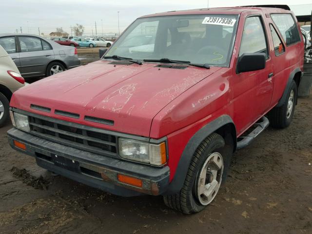 JN8HD16Y6JW015650 - 1988 NISSAN PATHFINDER RED photo 2