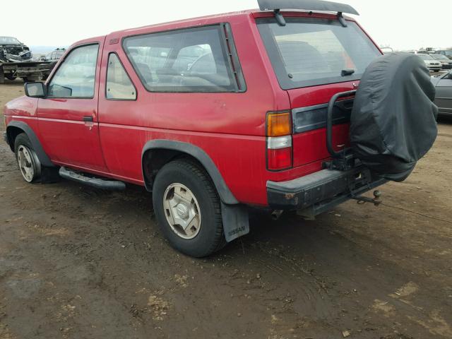 JN8HD16Y6JW015650 - 1988 NISSAN PATHFINDER RED photo 3