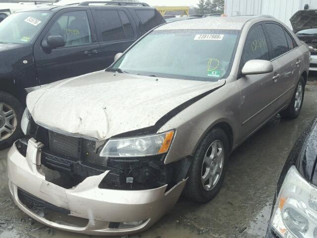 5NPEU46F96H033703 - 2006 HYUNDAI SONATA GLS GRAY photo 2