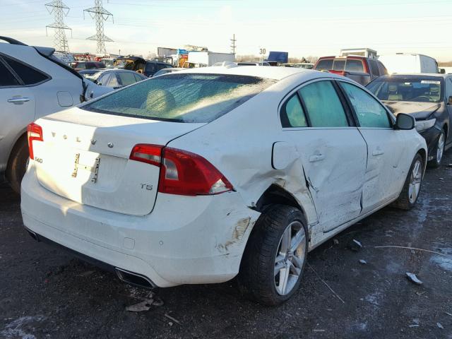 YV126MFB8F1311552 - 2015 VOLVO S60 PREMIE WHITE photo 4