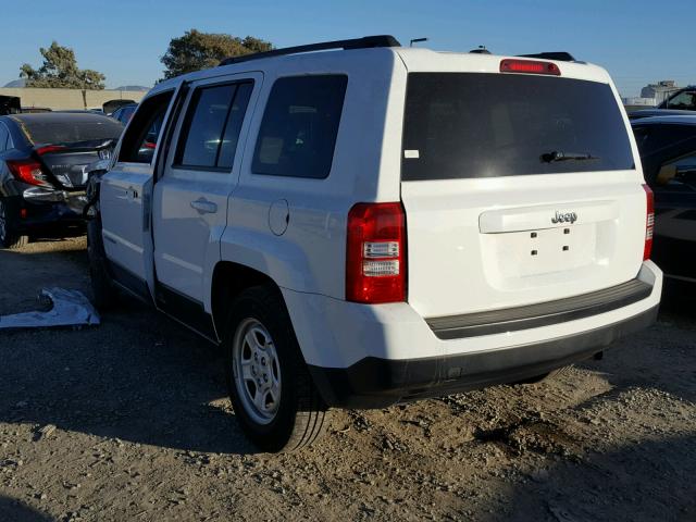 1C4NJPBA5GD742480 - 2016 JEEP PATRIOT SP WHITE photo 3