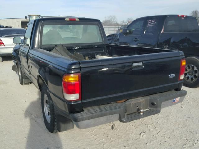 1FTYR10C3XUA04135 - 1999 FORD RANGER BLACK photo 3