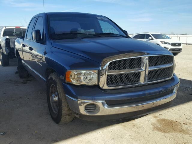 1D7HA18D74J221758 - 2004 DODGE RAM 1500 S BLUE photo 1