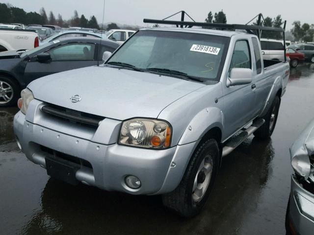 1N6ED26Y81C368622 - 2001 NISSAN FRONTIER K SILVER photo 2