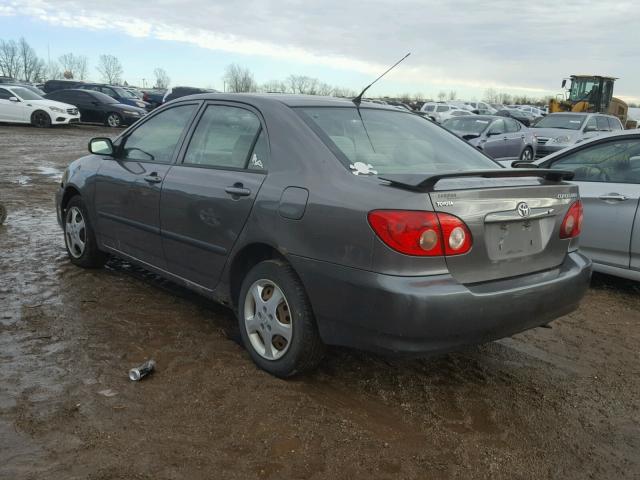 1NXBR32E35Z493340 - 2005 TOYOTA COROLLA CE GRAY photo 3