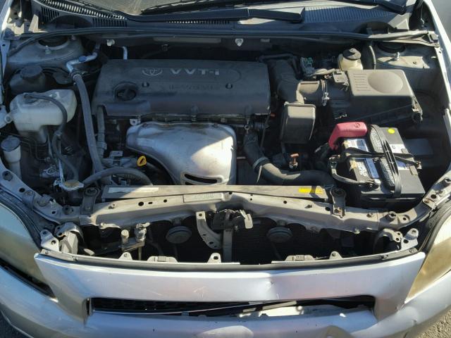 JTKDE177050061585 - 2005 TOYOTA SCION TC SILVER photo 7