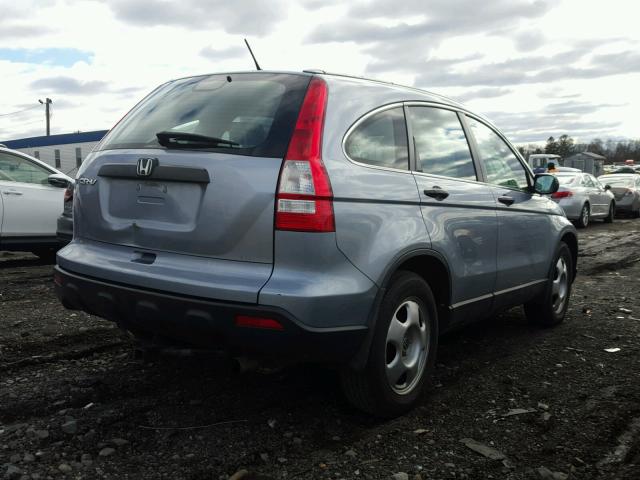 5J6RE48349L026847 - 2009 HONDA CR-V LX BLUE photo 4