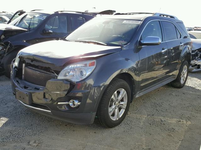 2CNALFEC9B6385517 - 2011 CHEVROLET EQUINOX LT CHARCOAL photo 2