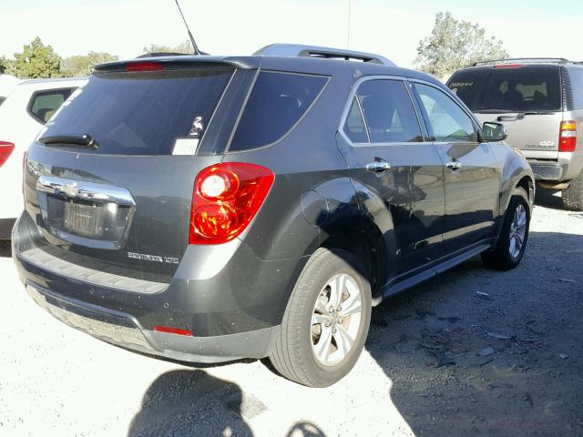 2CNALFEC9B6385517 - 2011 CHEVROLET EQUINOX LT CHARCOAL photo 4