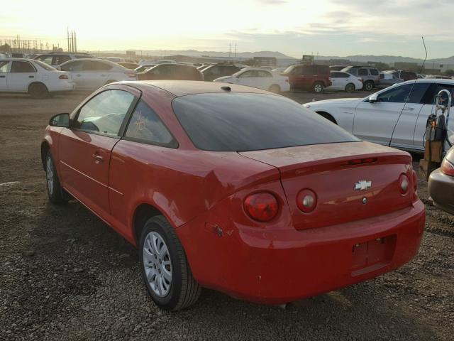 1G1AT18HX97194187 - 2009 CHEVROLET COBALT LT RED photo 3