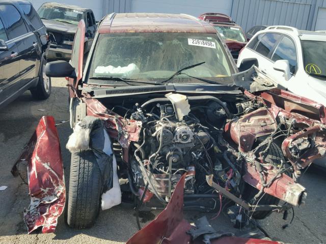 1J8GR48K67C660983 - 2007 JEEP GRAND CHER RED photo 9