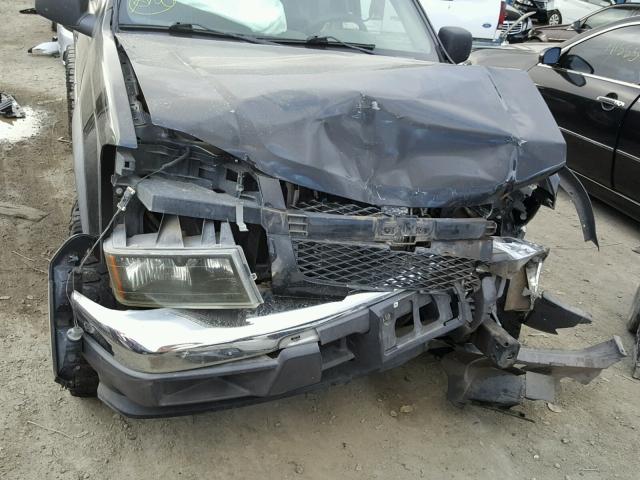 1GCDT13E378116651 - 2007 CHEVROLET COLORADO BLACK photo 7