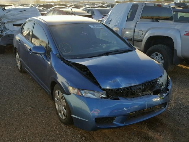 2HGFA1F59AH566558 - 2010 HONDA CIVIC LX BLUE photo 1