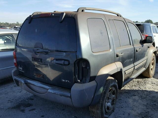 1J4GK48K46W123077 - 2006 JEEP LIBERTY SP GREEN photo 4