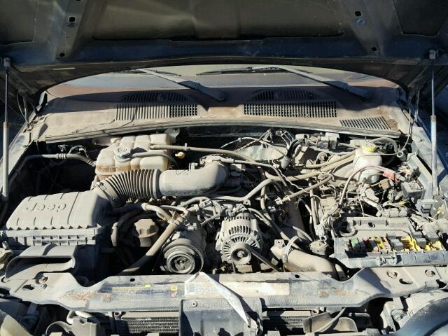 1J4GK48K46W123077 - 2006 JEEP LIBERTY SP GREEN photo 7