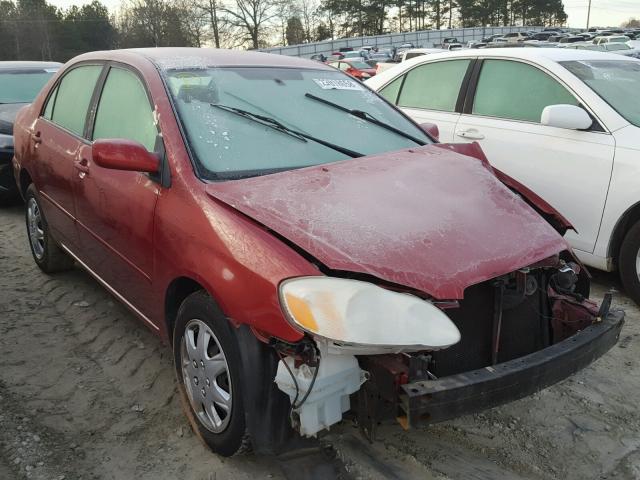 2T1BR32E46C614623 - 2006 TOYOTA COROLLA CE RED photo 1