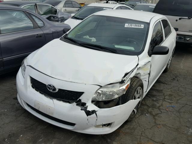 2T1BU4EE8AC389194 - 2010 TOYOTA COROLLA BA WHITE photo 2