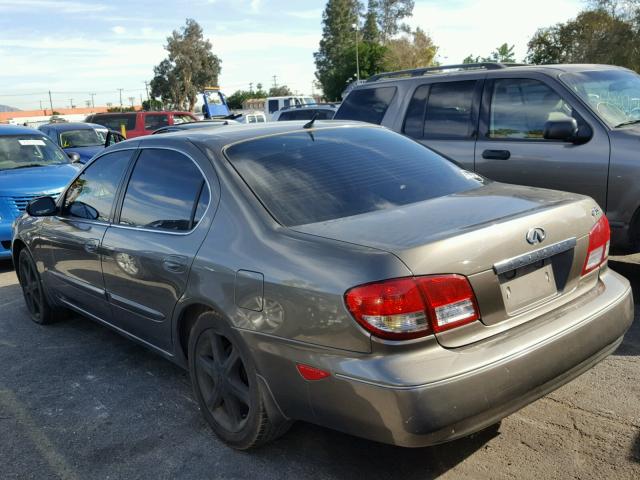 JNKDA31A22T025179 - 2002 INFINITI I35 GRAY photo 3